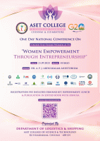 National Conference on Women Empowerment through Entrepreneurship 2023 National Conference Poster